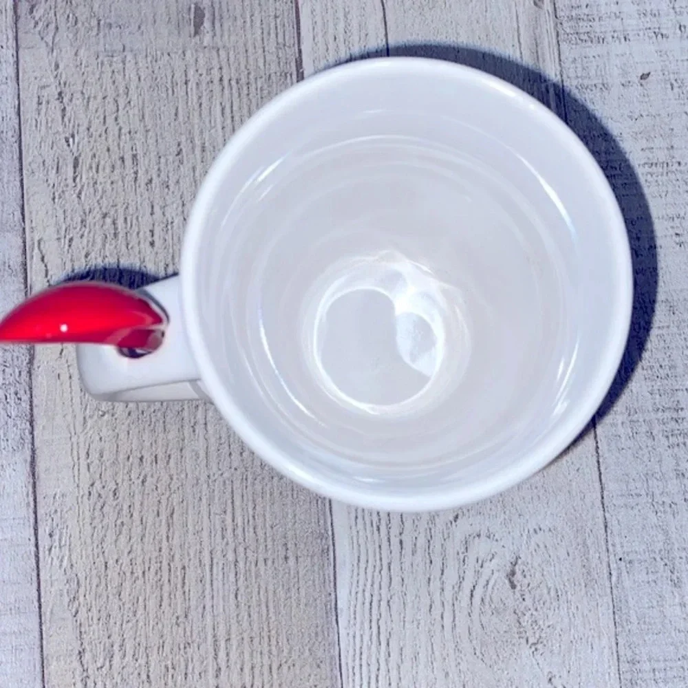 Merry Christmas red truck coffee mug with spoon